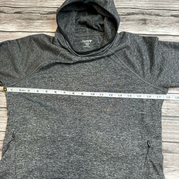 Old Navy Active Women Cozecore Cropped Scuba Hoodie Grey Gray S SM Small ST TALL - Picture 14 of 16